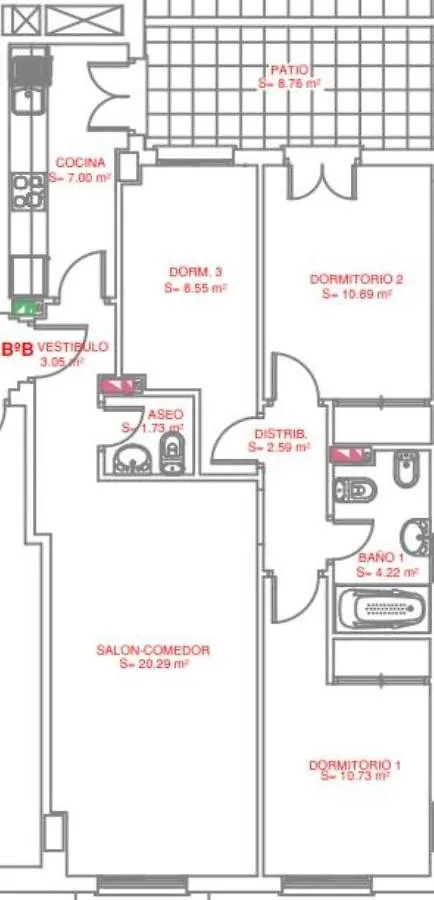 3Br Apartment With Parking And Patio In The Center By Rems Malaga Spain